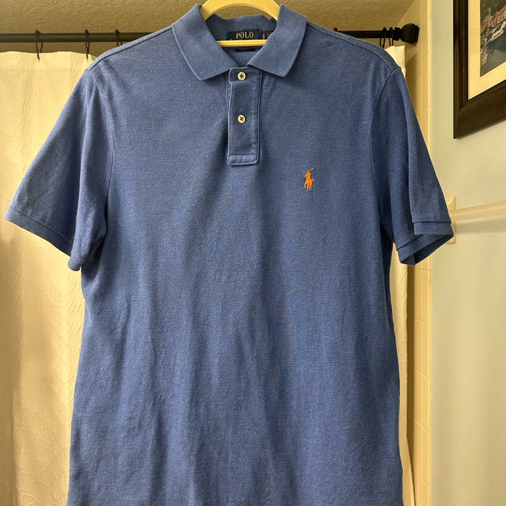 Polo by Ralph Lauren Men's Blue Polo Shirt